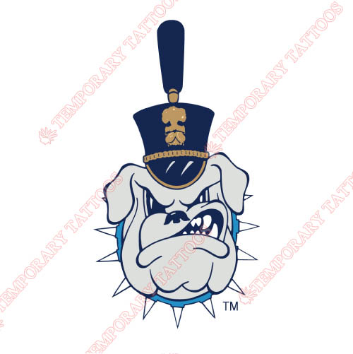 The Citadel Bulldogs Customize Temporary Tattoos Stickers NO.6568